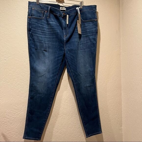 Madewell 10” High Rise Skinny Jeans 37 Plus Size - Picture 4 of 6